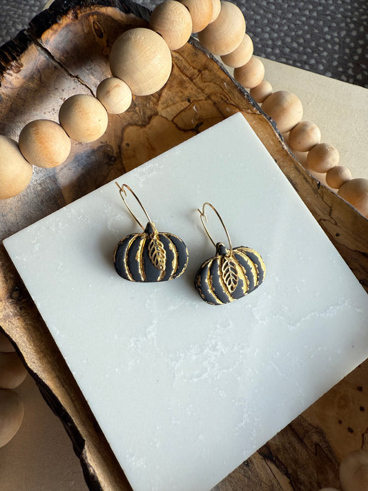 Black & Gold Pumpkin