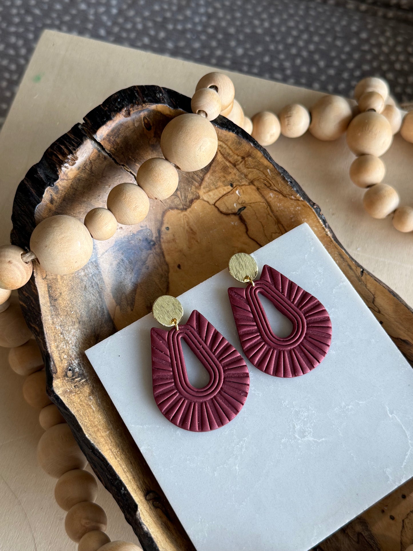 Maroon Boho Chic