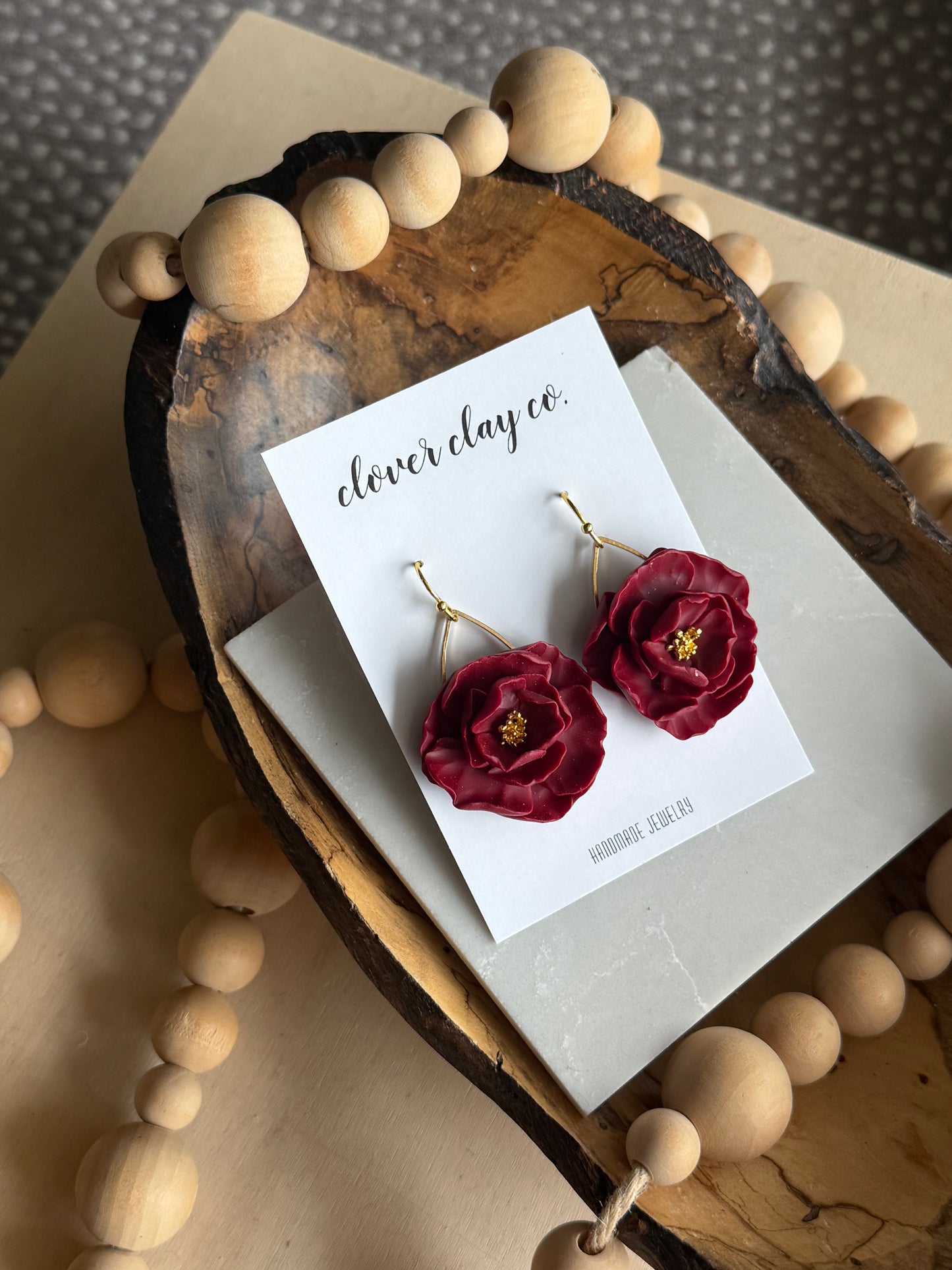Maroon Floral