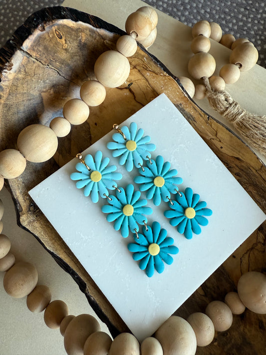 Teal Ombre Daisy