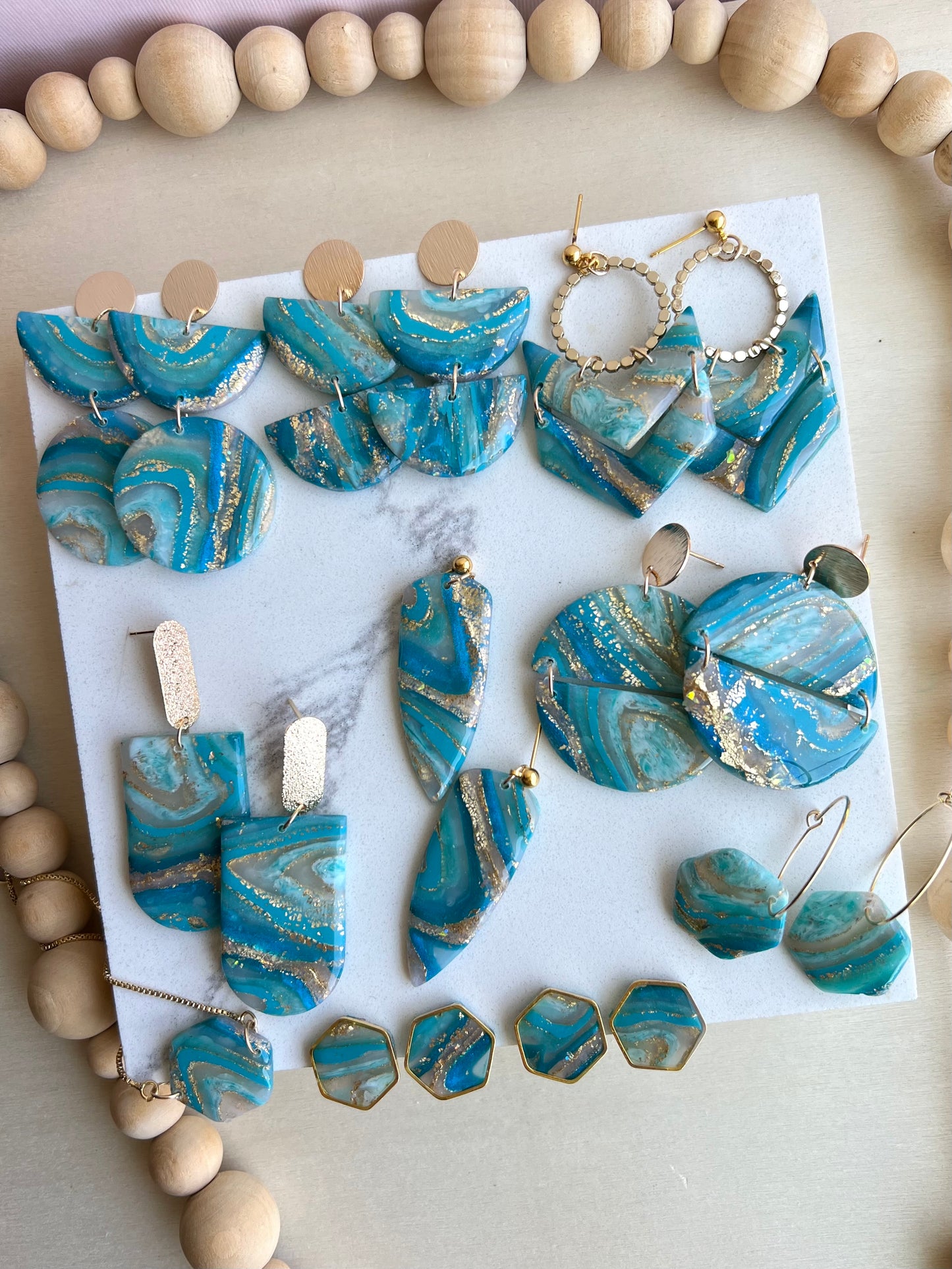 Teal Geode Collection