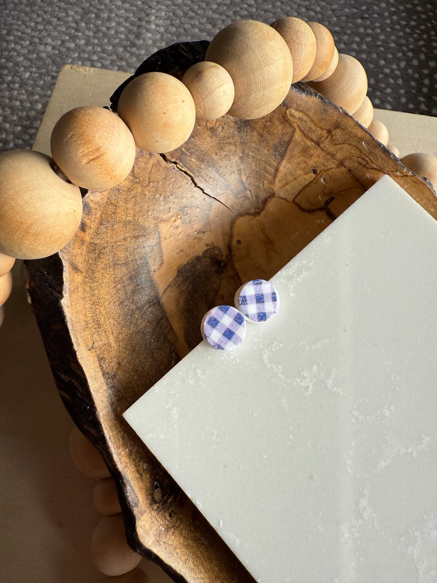 Blue Gingham Fall