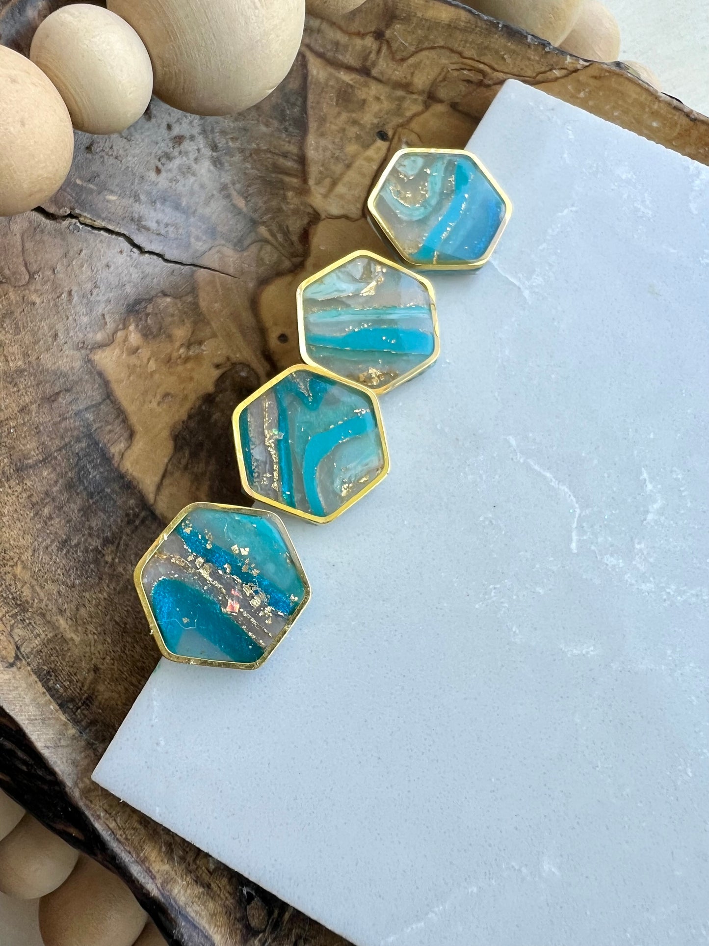 Teal Geode Collection