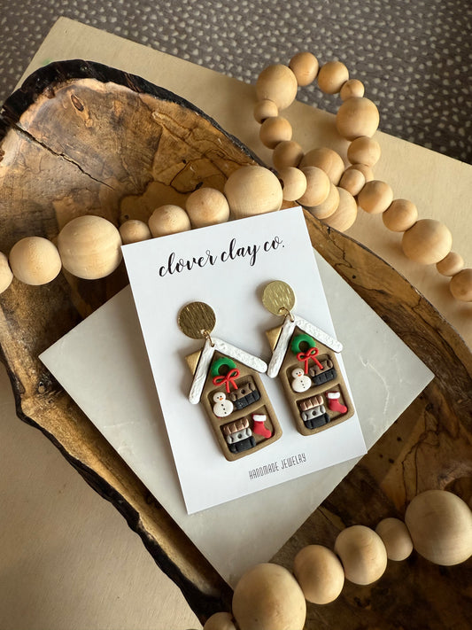 Bookish Gingerbread House