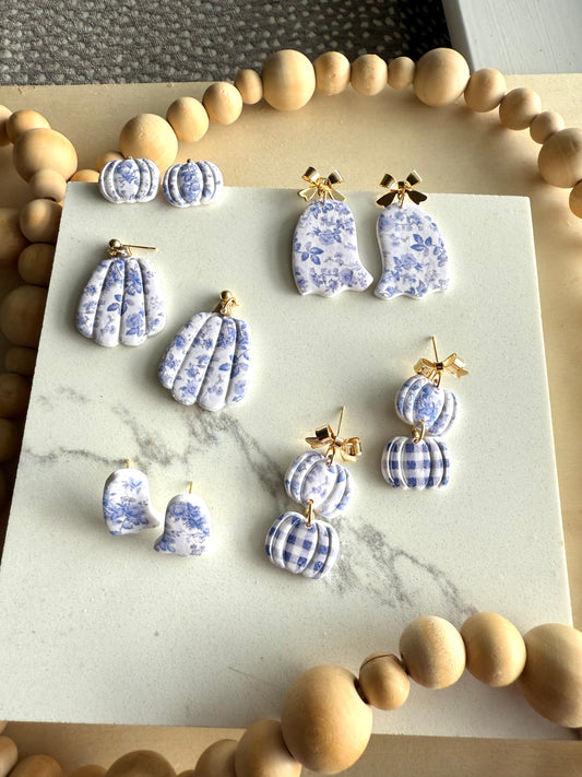 Floral Blue Fall