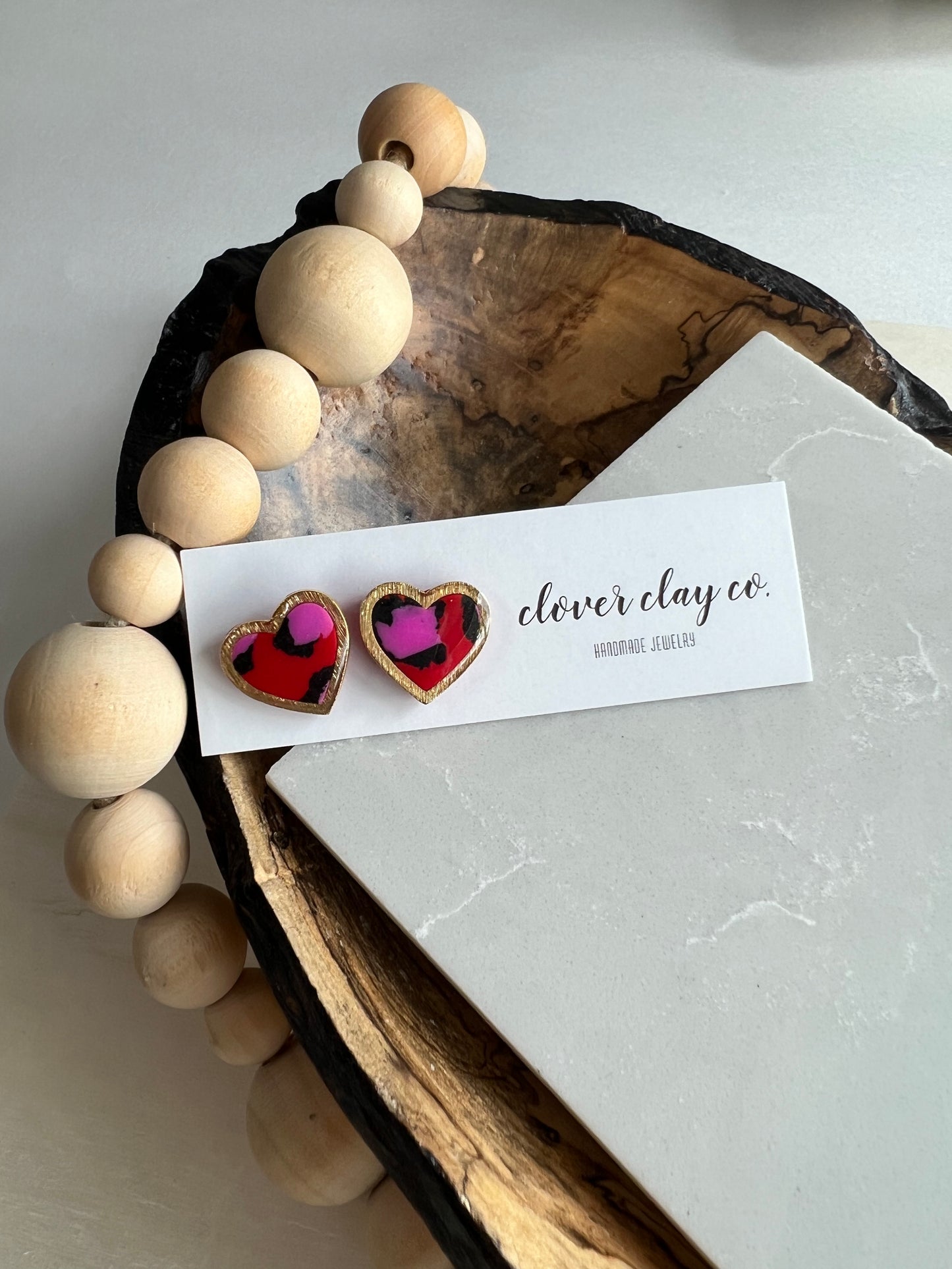 Heart Studs