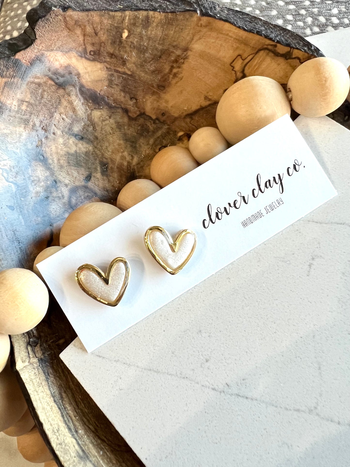 Heart Studs